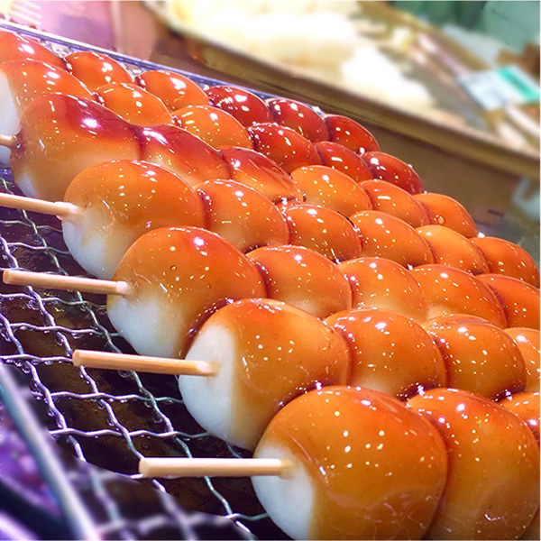 芋和菓子　金右衛門京みたらし＆彩団子